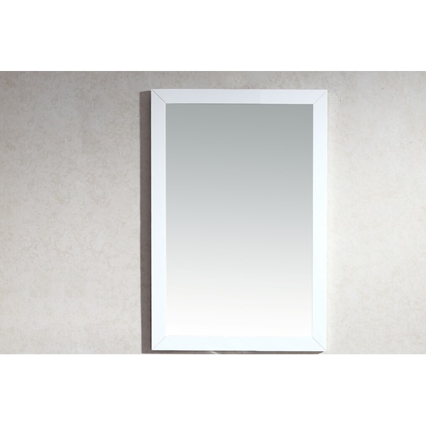 Fully Framed 24 White Mirror